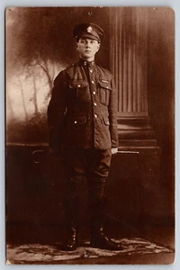 Postcard RPPC Studio Portrait Jewish Legion Soldier WWI - Picture 1 of 2