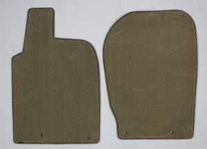 Tan Lloyd LUXE Carpet 2pc Front Floor Mats for 1996-1999 Land Rover Discovery - Bild 1 von 1