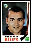 1969 Topps Hockey Bob Plager 13 St. Louis Blues