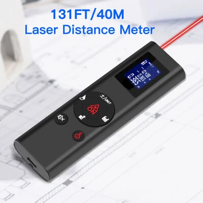 Mini Digital LCD Laser Distance Meter Rangefinder Range Finder Measure Tool - Image 1 of 4
