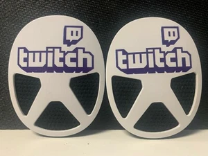 Turtle Beach Ear Force Seven Speaker Plates - Twitch White - Ear Plates - Picture 1 of 2
