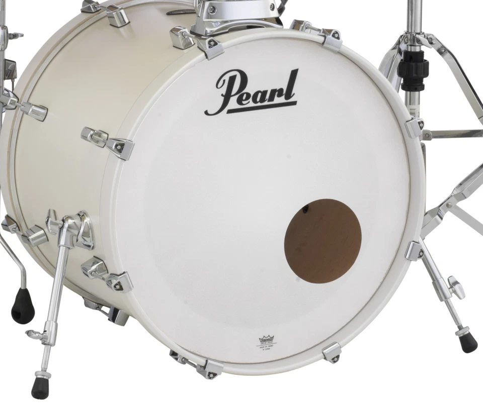 Pearl Decade Maple Series 18x14 дюймов Белый Атласный Жемчуг Лак Бас Ударный Барабан Дилер - Изображение 1 из 1