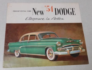 1954 Dodge advertising brochure - Picture 1 of 3