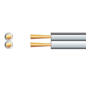Cable de altavoz AV:Link Fig8 blanco/negro polaridad 10 m - Imagen 1 de 1