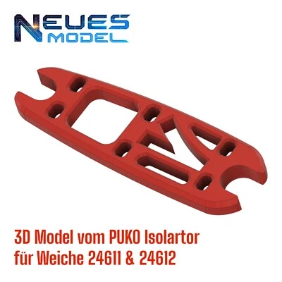 Märklin C-Gleis PUKO Isolator für C-Gleis Weichen 24611 & 24612