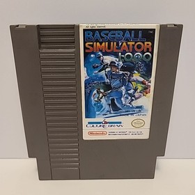 Baseball Simulator Nintendo NES Cartridge Only AD Tested - (See Pics)