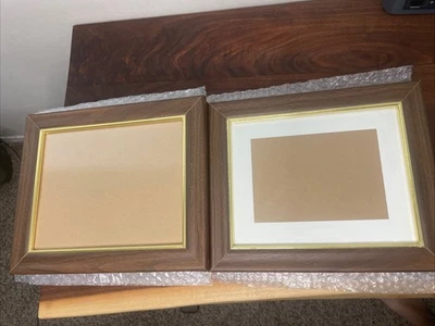 Lote de 11 marcos de documentos de madera 10”x12” certificado diploma foto foto foto foto (¿L?) Foto 1 de 4