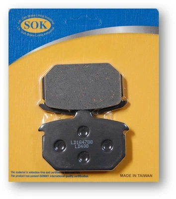 Pastillas de freno traseras aptas para Harley Davidson XLS 1982 Roadster  Foto 1 de 2