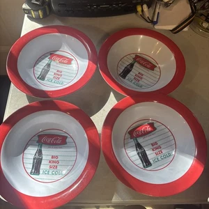 ☆4 Coca-Cola 7” Tazón Plato para servir Coca Cola Gibson☆ - Imagen 1 de 5