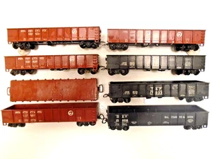 1960's MANTUA-HO  (6) Gondola & 1 flat car freight car lot + Brochure - Picture 1 of 5