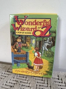 🍊Vintage The Wonderful Wizard Of Oz 4 Pop-Up Books Treasury Collection Box Set! - Picture 1 of 7