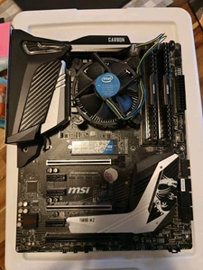MSI Z390 Carbon Gaming Płyta główna z Intel I7 9700, WD 1TB SSD, 32gb RAM - Zdjęcie 1 z 11
