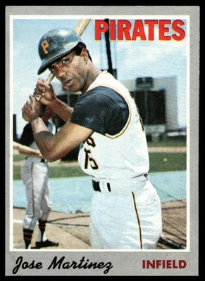 1970 Topps #8 Jose Martinez VG-EX SET BREAK SHARP - Image 1 of 2