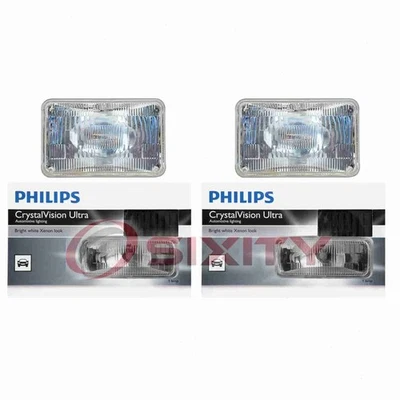 2 pc Philips High Beam Headlight Bulbs for GMC C1500 C1500 Suburban C2500 oj - Image 1 of 4