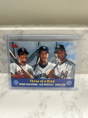 2000 Topps #TC5 Three of a Kind Nomar Garciaparra-Alex Rodriguez-Derek Jeter - Image 1 of 2