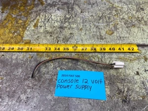 12-15 2 Door FIAT 500 CONSOLE 12 VOLT POWER SUPPLY WIRING CONNECTOR - Picture 1 of 13