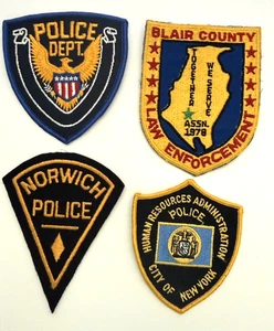 Misc Law Enforcement  Shoulder Patchs Lot of 4 - Picture 1 of 6