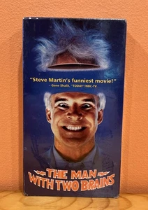 The Man With Two Brains (VHS, 1986) Steve Martin 1983 Comedy NEW SEALED - Picture 1 of 5