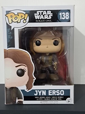 FUNKO POP STAR WARS - JYN ERSO VINYL FIGURE - #138 - Image 1 of 4