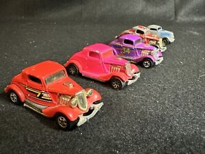 Vintage 1979 Hot Wheels ‘34 Ford Lot (5) ZZ Top Eliminator 3-Window Ford Rare