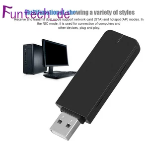 RT5572 Dual-band 5.8G AC Wireless Network Card Wifi Transmitter Dongle Adapter - Bild 1 von 9
