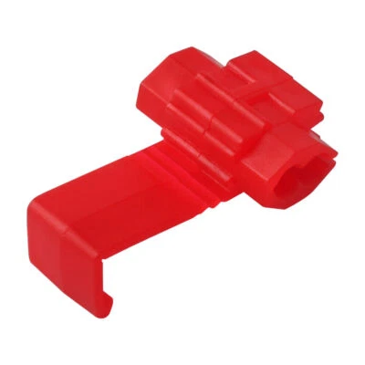 50pcs Lock Wire Quick Splice Terminals Crimp Electrical Cable Connectors - Image 1 of 4