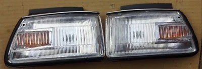 PAR DE LUCES ESQUINERAS DELANTERAS IZQUIERDA DERECHA TOYOTA COROLLA EE90 AE92 LIFTBACK 1988 91  Foto 1 de 4