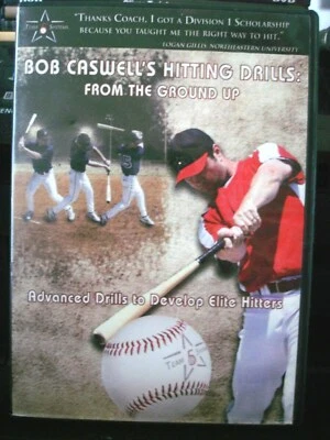 Bob Caswell's Hitting Drills: From The Ground Up (DVD) RARE OOP! ALL AGES!! - Image 1 of 2