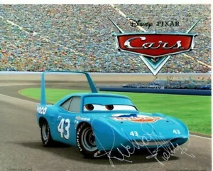 Richard Petty signed handsigniert 8x10 Disney Cars The King Foto - Bild 1 von 1