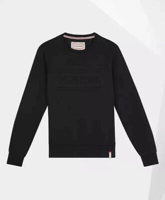 Hunter Original Womens Logo Sweatshirt - Black. AUTHENTIC. Size: XS (£65rrp!!) • 25.32€