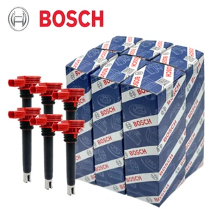 6PCS OEM Audi 3.0 3.2 FSI A4 A5 A6 Q5 Q7 Bosch Red Top Ignition Coil Packs NEW - Picture 1 of 9