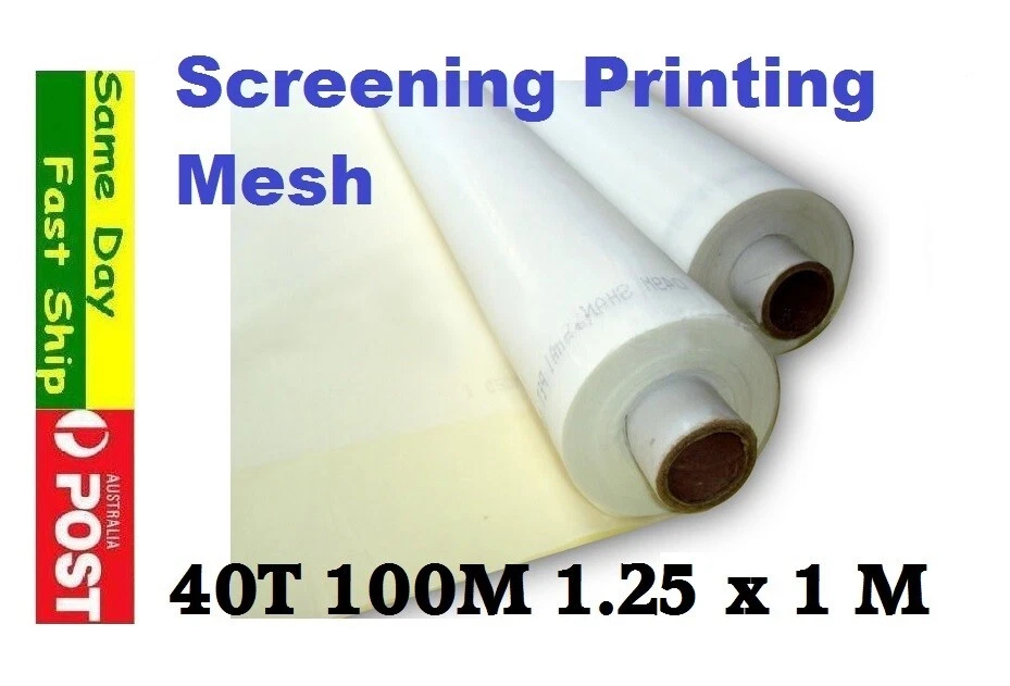 40t 100M Mesh for Silk Screen Printing Size: 125 x 100 cm AU local fast ship - image 1 of 1