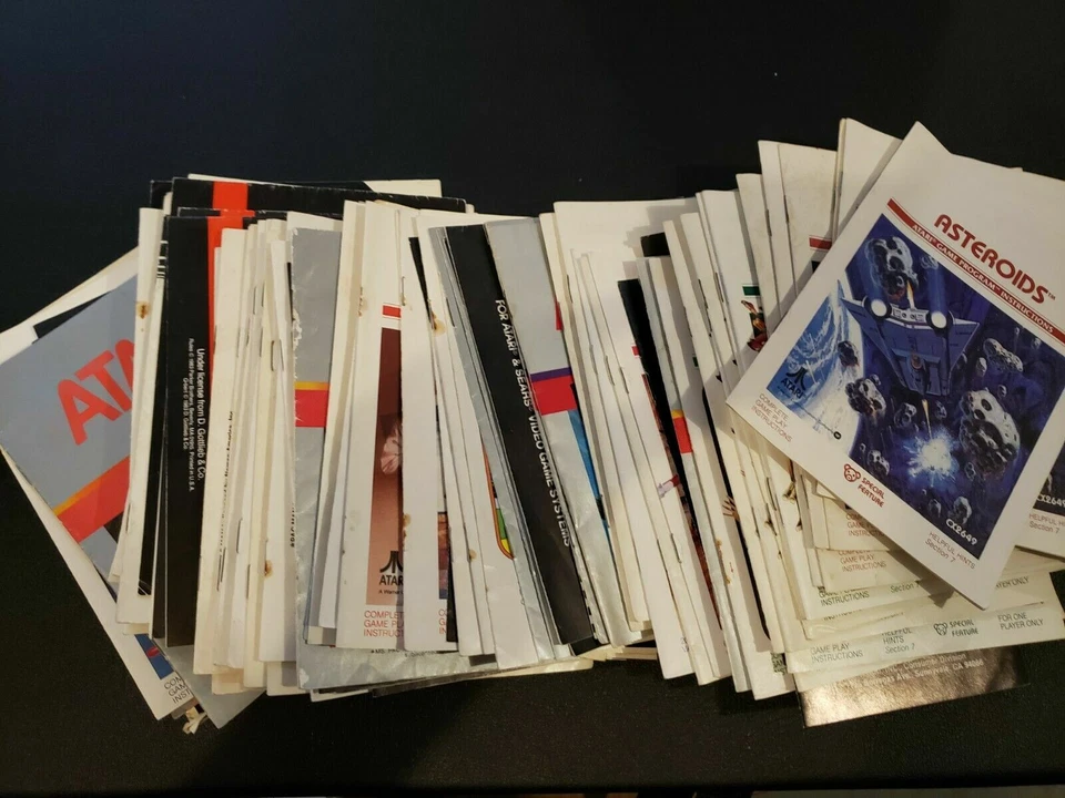 Atari 2600 / 7800 Game Manual and Catalog Lot - Pick Your Favs Combo S&H - Image 1 of 1