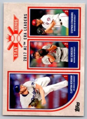 2018 Big League #319 Kershaw Scherzer Strasburg      Nationals / Dodgers - Image 1 of 2