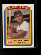  1990 Swell Baseball Greats Orlando Cepeda #28