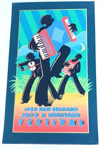 1988 New Orleans Jazz & Heritage Festival Print Signature Numbered 1248/12500 - Bild 1 von 17
