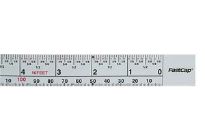 Standard/Metric Peel & Stick Measuring Tape for Luthier workbench, layouts 16' - Picture 1 of 3