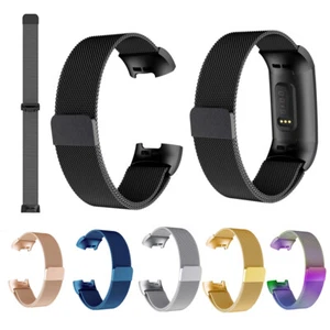 Repuesto de banda de bucle milanesa con bloqueo magnético para Fitbit Charge 3 / Charge 4 - Imagen 1 de 41