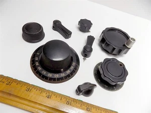 Eight (8) Antique Radio Knobs & Dials - Picture 1 of 2