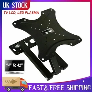 TV Wall Bracket Mount Tilt Swivel Extends for 14-42in Monitor LED LCD 200x200mm - Picture 1 of 9