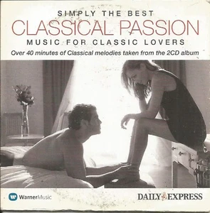 CLASSICAL PASSION - MUSIC FOR CLASSICAL LOVERS - SUNDAY EXPRESS PROMO MUSIC CD - Imagen 1 de 2