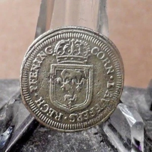 CIRCULATED,DATE ?, OLD GERMANY, "CORN LAVFFERS RECH PFENNIG" COIN (40718)1 - Picture 1 of 3