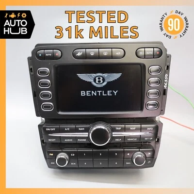 03-07 宾利 Continental GT GTC 命令头单元 导航收音机 原始设备制造商 31k — 第 1/4 张图片