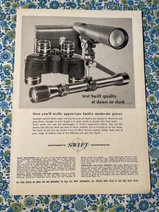 Vintage 1965 Swift Zielfernrohre Printanzeige - Bild 1 von 7