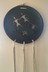 Zia Ralph Aragon Petroglyph Wall Plate - Picture 1 of 4