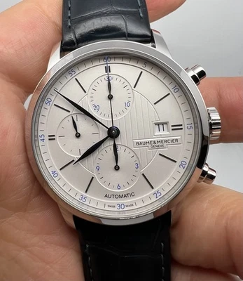 RELOJ HOMBRE BAUME MERCIER CLASSIMA 10330 CRONÓGRAFO AUTOMÁTICO REF 65815 42mm Foto 1 de 4