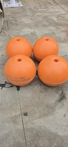 Trawl floats 8", pack of 4 hard buoy + 2 pcs lightweight - Picture 1 of 7