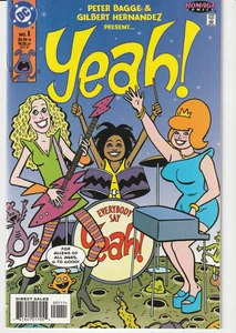 Yeah #1-9 Complete Set/Peter Bagge/Gilbert Hernandez/DC Comics/1999 - Picture 1 of 8