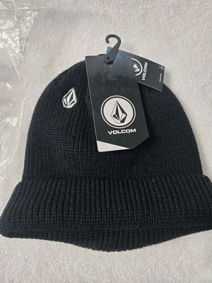 Volcom Full Stone Beanie - Black - One Size New With Tags - Image 1 of 4