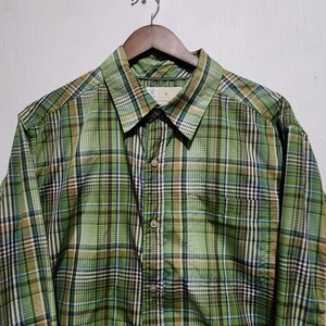 Exofficio Men's Shirt Insect Shield Long Sleeve Button Up XL Plaid Green - Picture 1 of 9